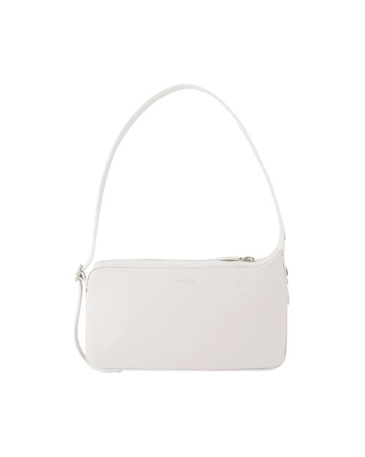 Courreges Shoulder Bags in het White