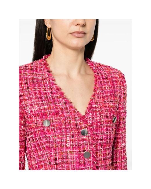 Tagliatore Pink Tweed Jackets