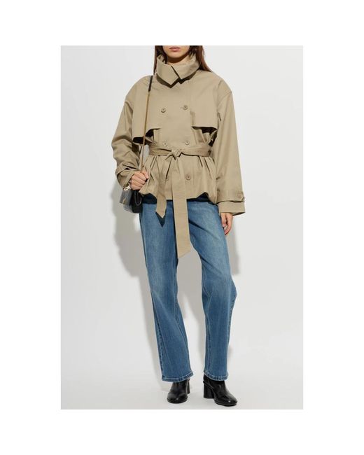 ROTATE BIRGER CHRISTENSEN Natural Trench Coats