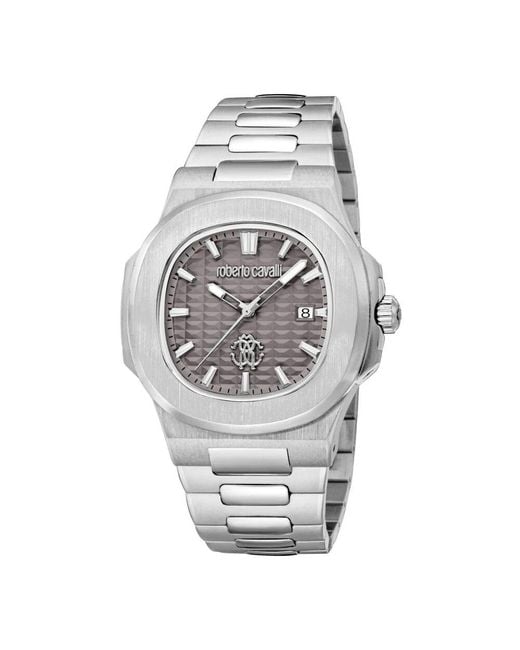 Roberto Cavalli Metallic Watches for men