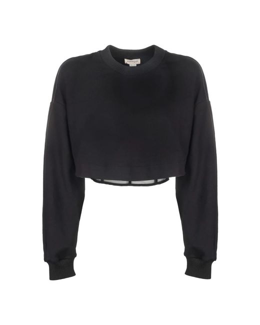 Alexander McQueen Black Sweatshirts