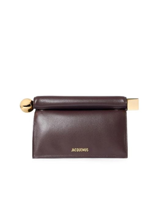 Jacquemus Purple Clutches