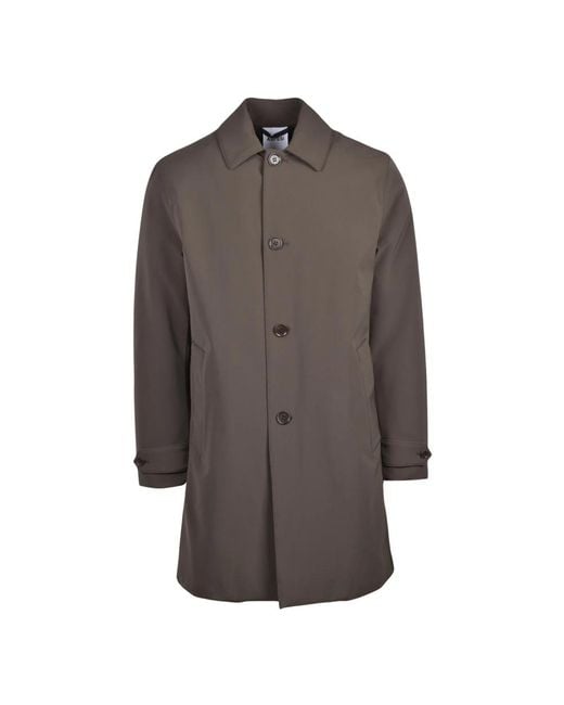 Aspesi Brown Single-Breasted Coats for men