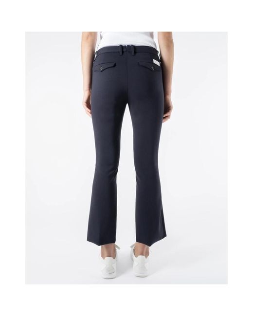 Nine:inthe:morning Blue Cropped Trousers