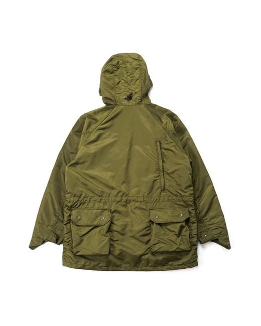 Engineered Garments Green Garments Field Parka Flight Satin Nylon for men