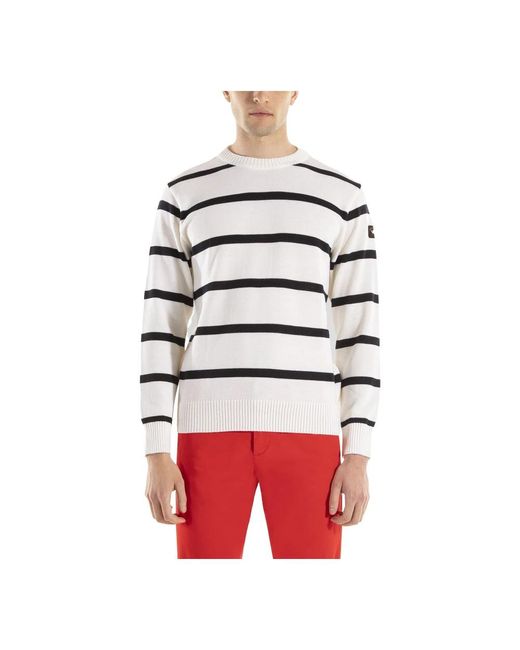 Paul & Shark Red Round-Neck Knitwear for men