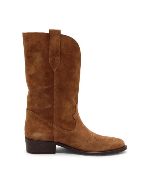 Via Roma 15 Brown High Boots