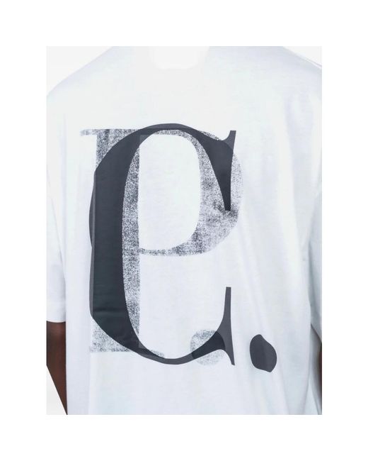 C P Company White T-Shirts for men