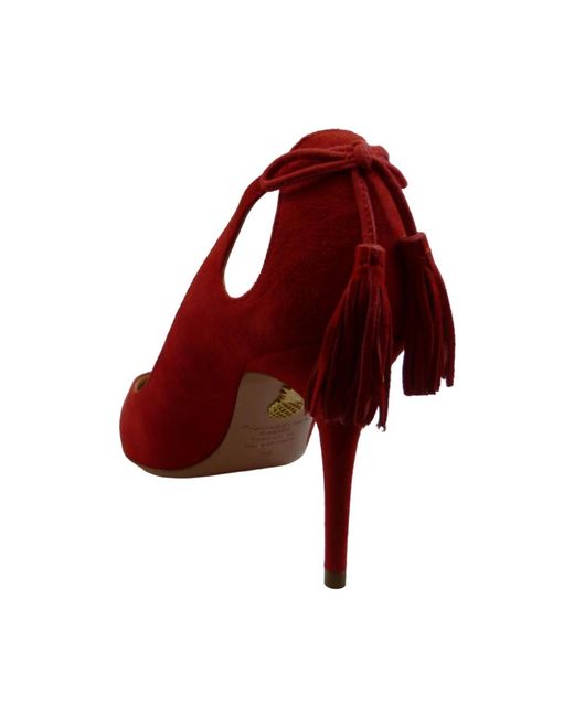 Shoes > heels > pumps Aquazzura en coloris Red