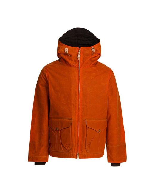 Manifattura Ceccarelli Orange Winter Jackets for men