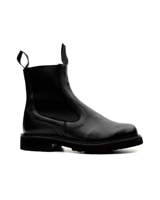 Tricker's Black Chelsea Boots