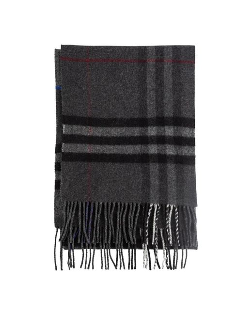 Burberry Black Winter Scarves for men