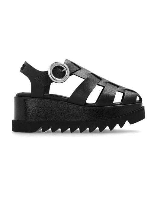 Stella McCartney Black Wedges