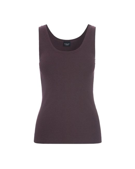Bitte Kai Rand Purple Sleeveless Tops