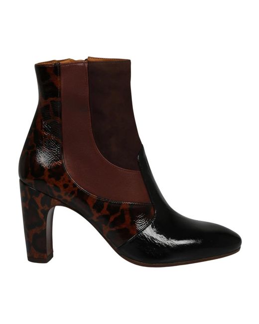 Chie Mihara Brown Heeled Boots