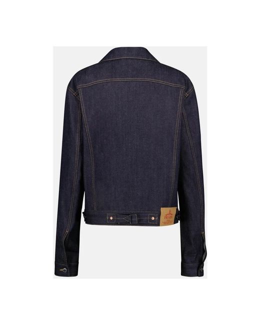 Prada Blue Denim Jackets