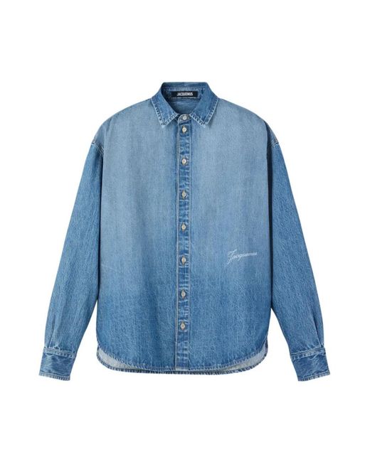 Jacquemus 'la Chemise De Nîmes Simon'-shirt in het Blue voor heren