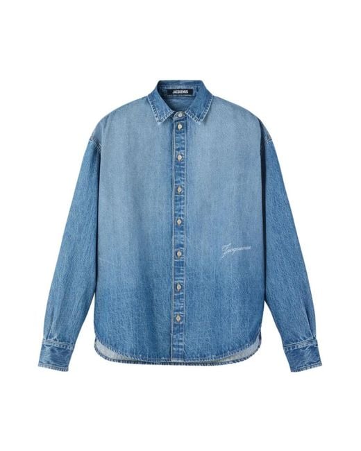 Chemise Simon De-Nîmes Jacquemus pour homme en coloris Blue
