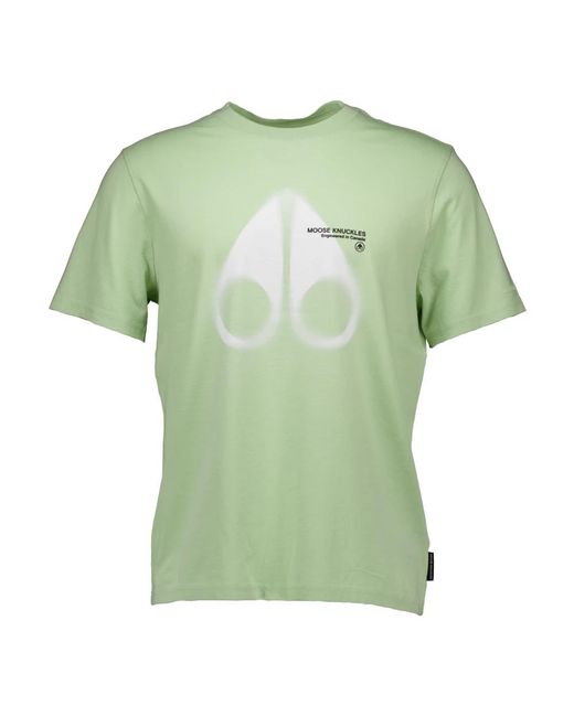 T-camicie di Moose Knuckles in Green da Uomo