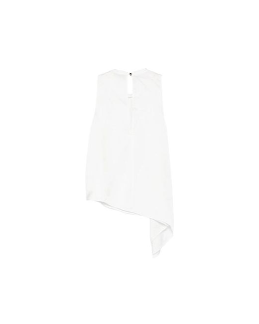 Liu Jo White Sleeveless Tops