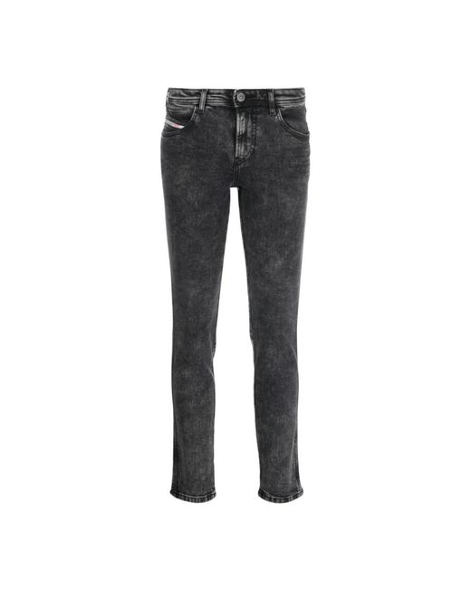 DIESEL Gray Slim-Fit Jeans