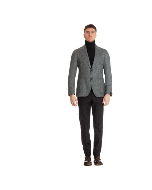 Tagliatore Gray Blazers for men