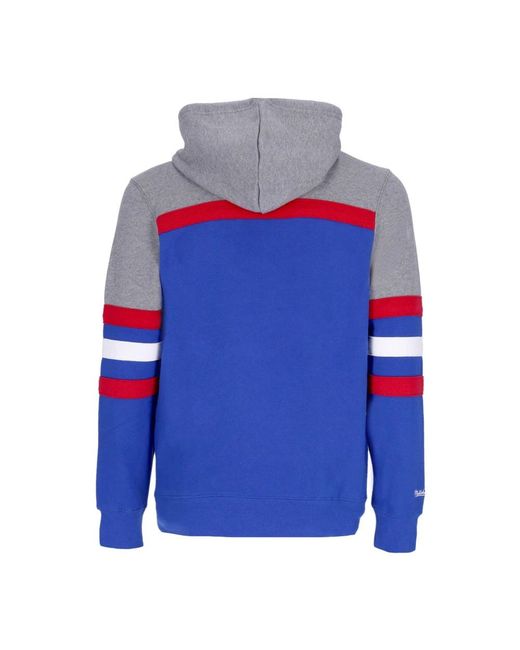 Mitchell & Ness Hoodies & Sweatvesten ,Veelkleurig ,Katoen Nfl Headcoach Hoodie Neygia Royal in het Blue voor heren