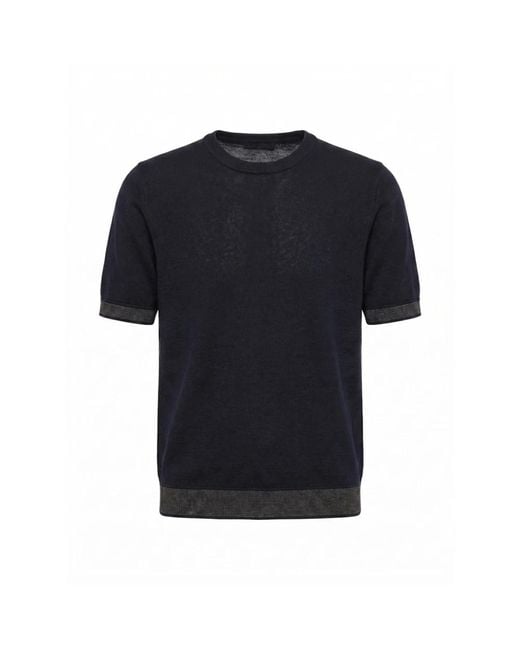 Peserico Black T-Shirts for men
