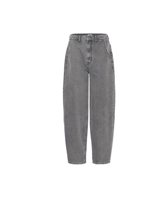 Ichi Gray Loose Fit Jeans