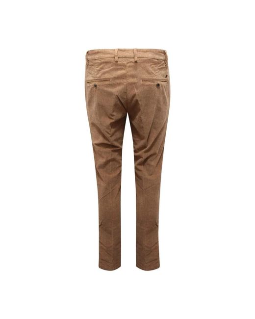 Mason's Broeken ,Velvet Broeken Milanostyle in het Brown voor heren