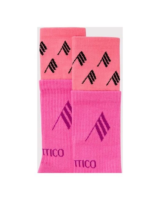 The Attico Pink Socks