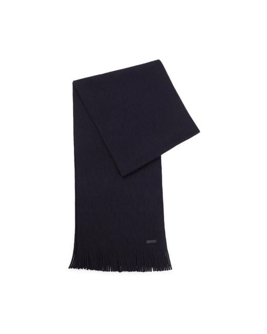 HUGO Blue Winter Scarves for men