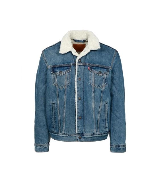 Levi's Jassen ,Blauw ,Denim Denim Jacket in het Blue voor heren