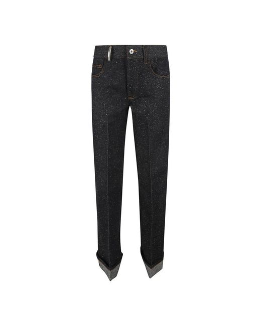 Burberry Black Straight Fit Jeans