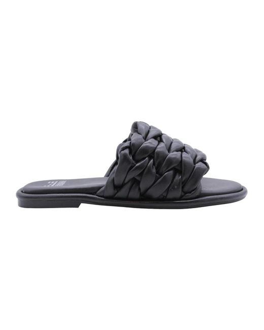 Bronx Schoenen ,Zwart ,Zomer Slipper Voor Vrouwen in het Black