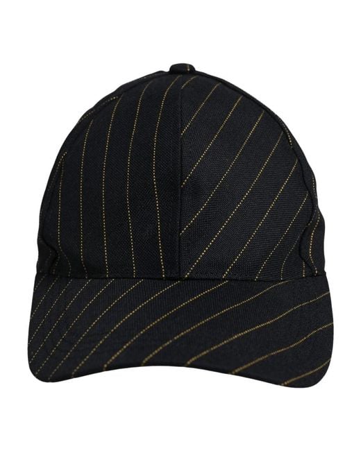 Dolce & Gabbana Black Hats & Caps