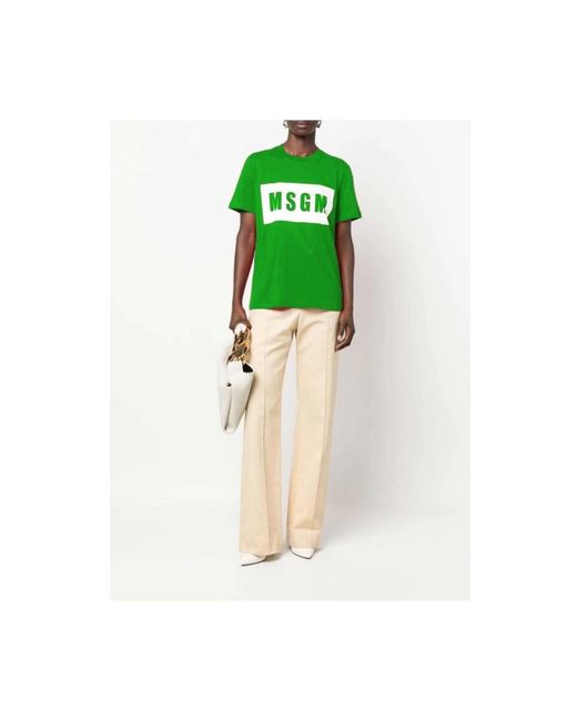 T-Shirts MSGM de color Green