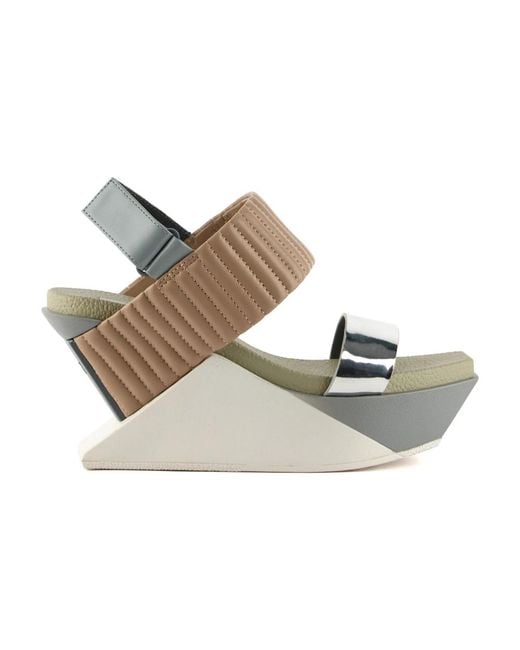 United Nude Gray Wedges