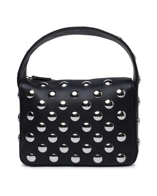 Khaite Kleine Schoudertas Met Zilveren Studs in het Blue