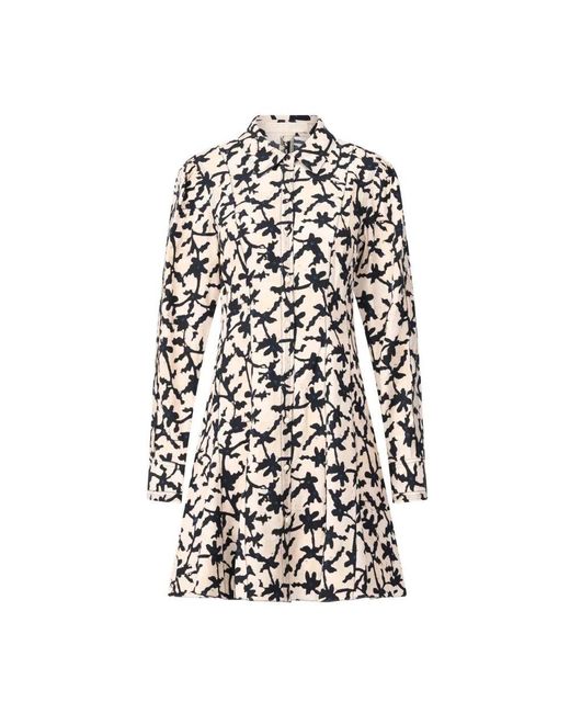 Ulla Johnson Black Blusenkleid Roanne Mit Muster