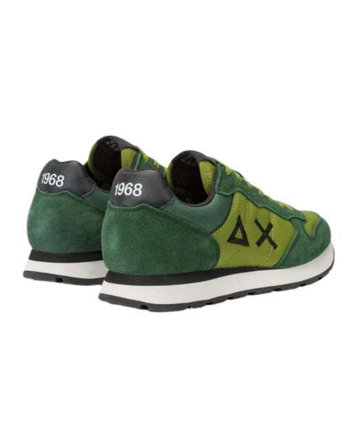 Sun 68 Green Sneakers for men