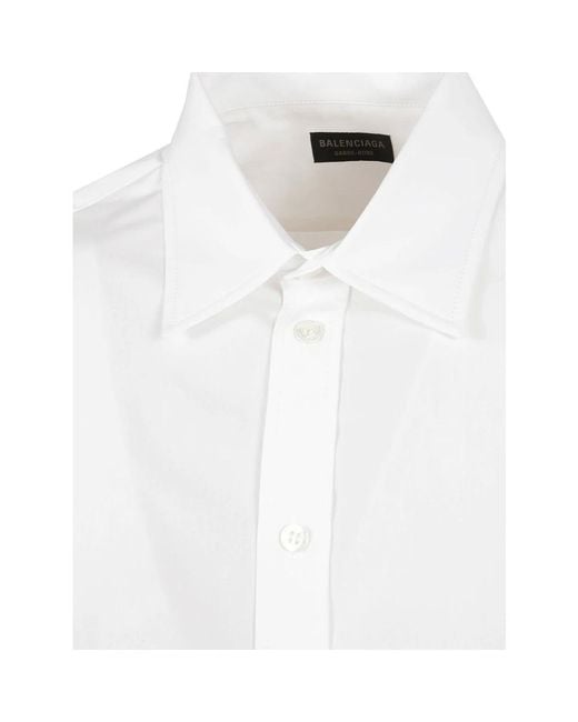 Balenciaga White Formal Shirts for men