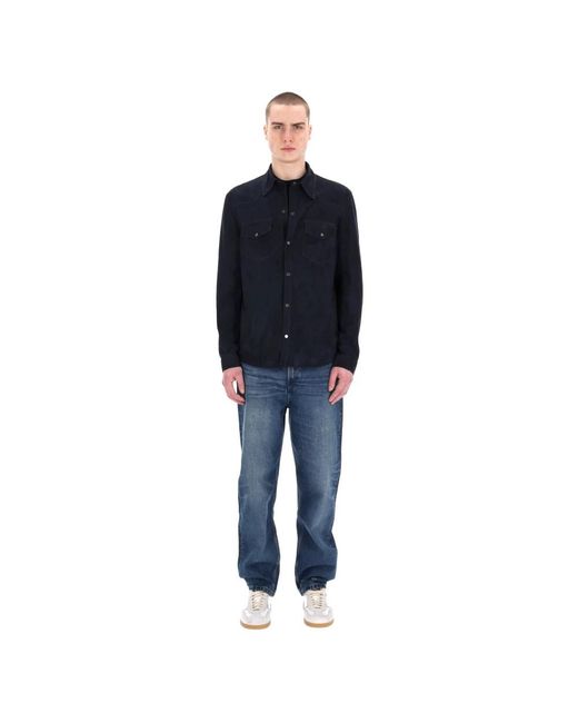 Salvatore Santoro Blue Casual Shirts for men