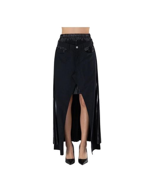 Midi Skirts Junya Watanabe en coloris Black