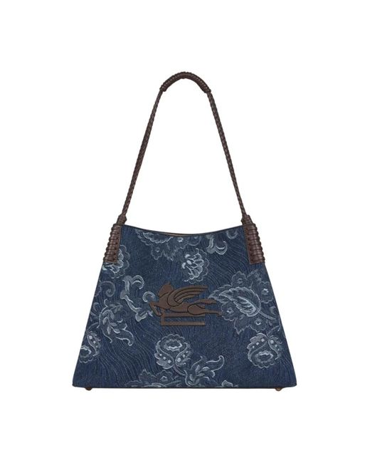 Etro Blue Shopping Bags