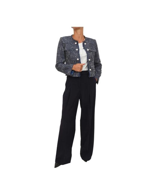 Liu Jo Blue Tweed Jackets