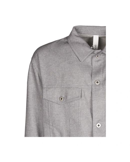 Hevò Gray Light Jackets for men