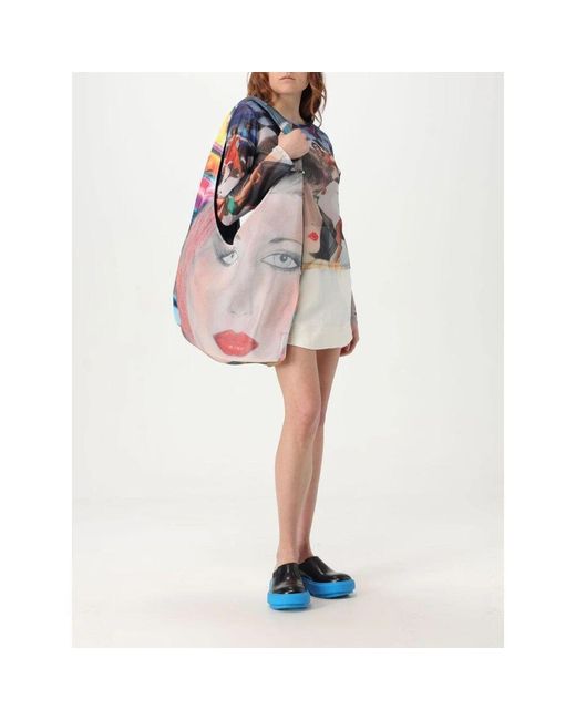 Tote Bags di Sunnei in Purple