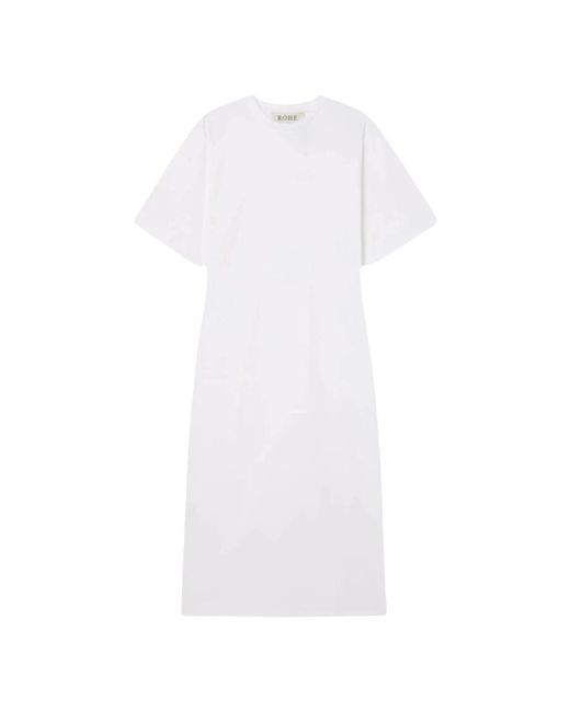 Rohe White Midi Dresses