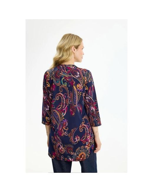 Blouses iN FRONT de color Blue